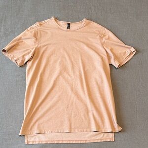 lululemon athletica Light Peach Short Sleeve Tee